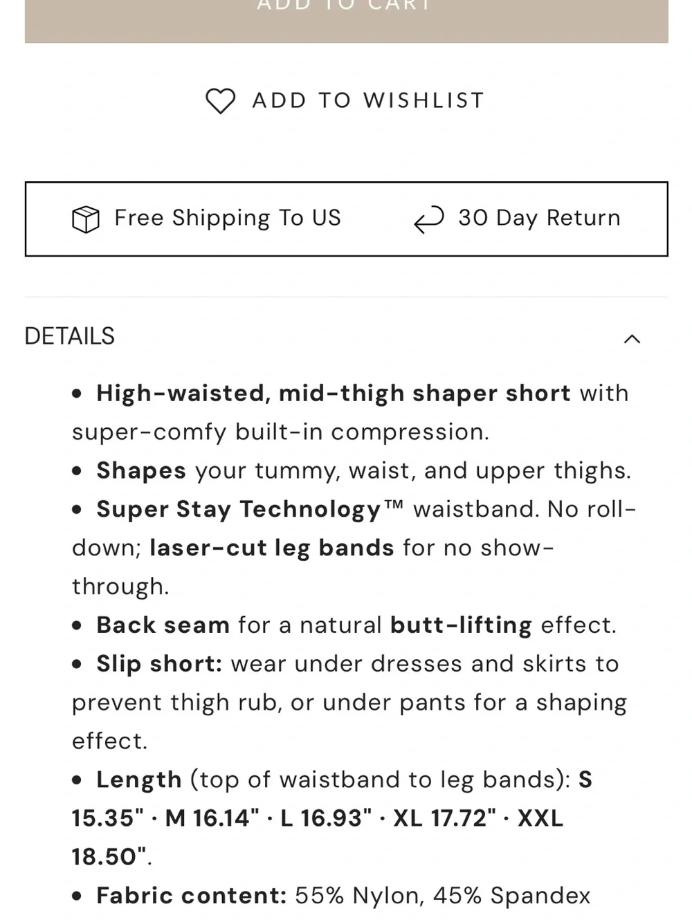 Bella tuck & lift seamless slip short - Picture 4 of 9